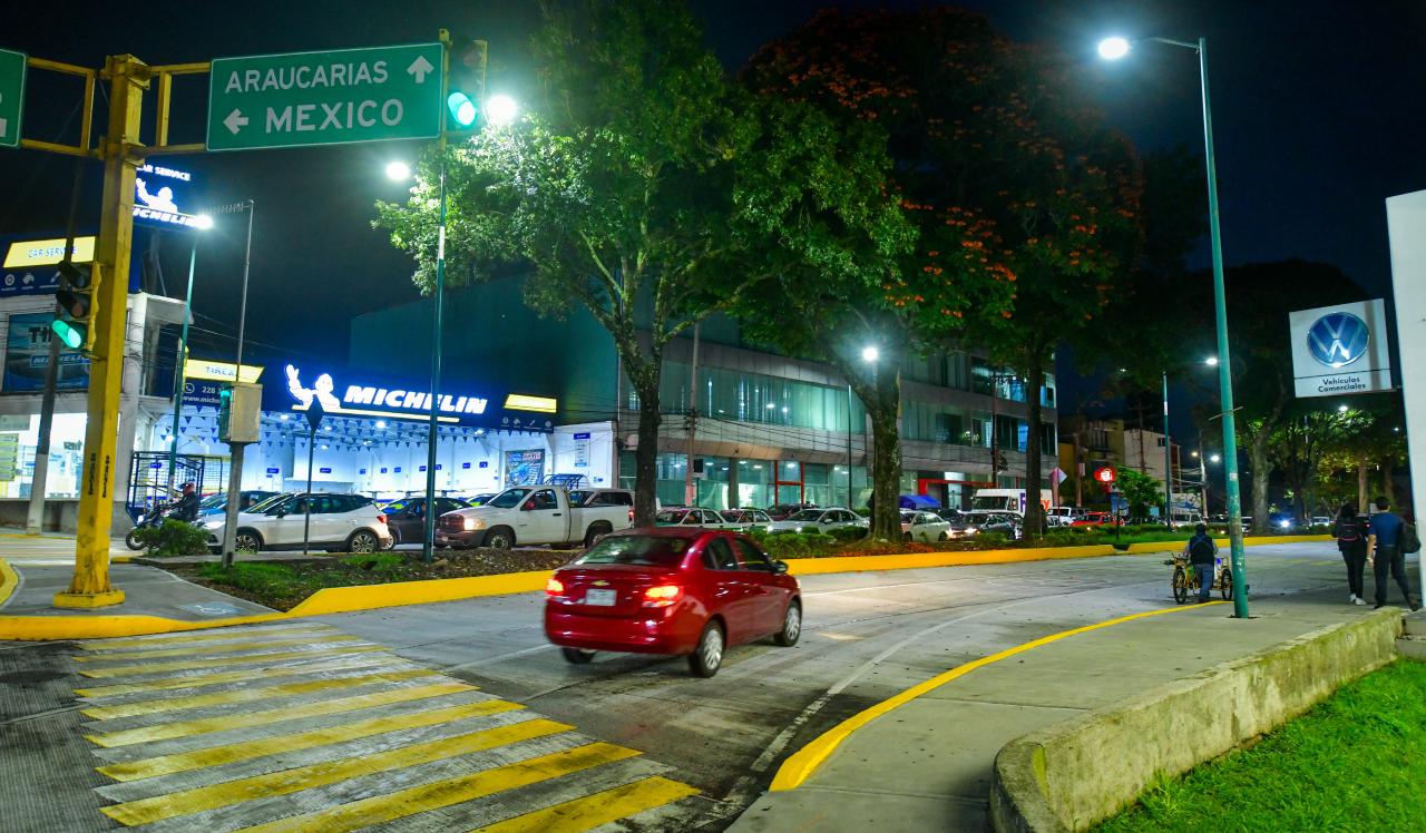 Adiós a la Obra: Concluyen Trabajos en Araucarias (de Lázaro Cárdenas a Fresnos); Mejora el Flujo Vehicular en la Zona