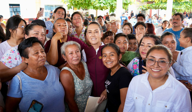 Sheinbaum Supervisa Labores de Limpieza en Pantepec, Sumando Municipios de Veracruz, Hidalgo y Tamaulipas