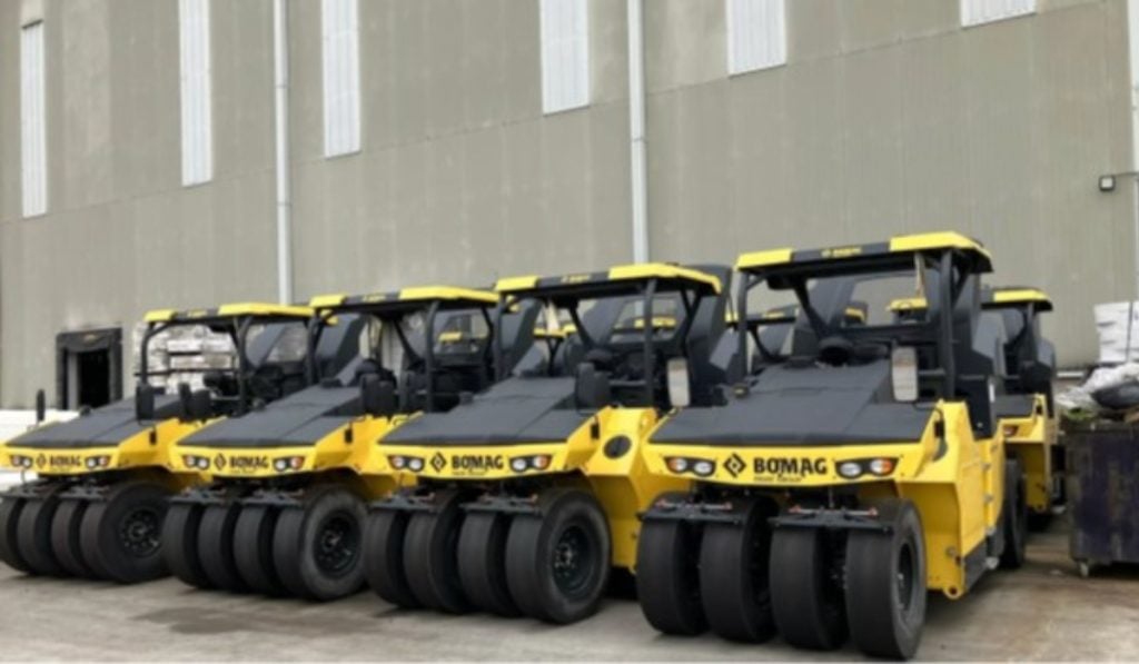 Entrega de Trenes de Pavimentación en Edomex