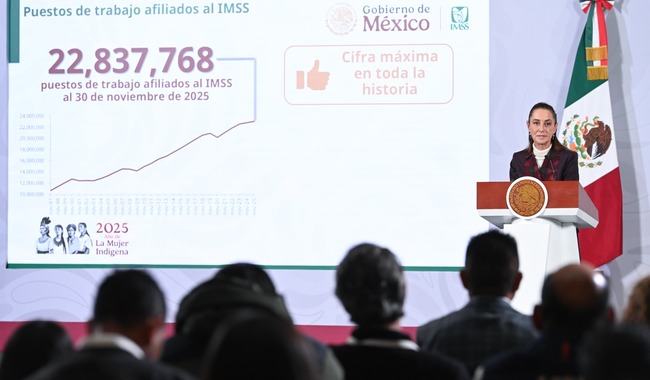 Récord Histórico de Empleo en México