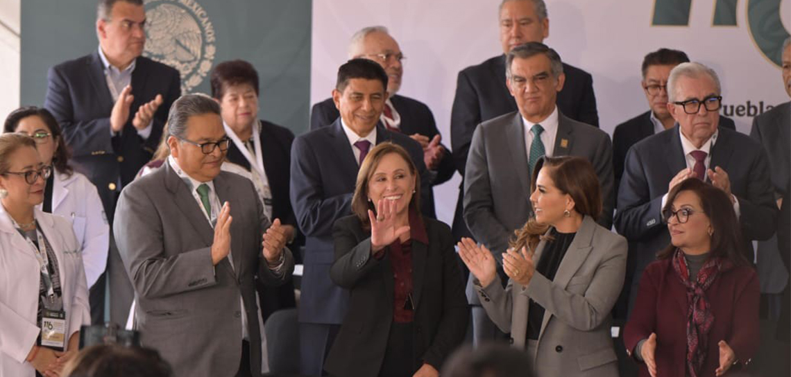 Gobernadora Nahle en la 116 Asamblea del IMSS