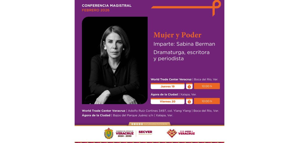 SECVER Convoca a la Conferencia Magistral Mujer y Poder