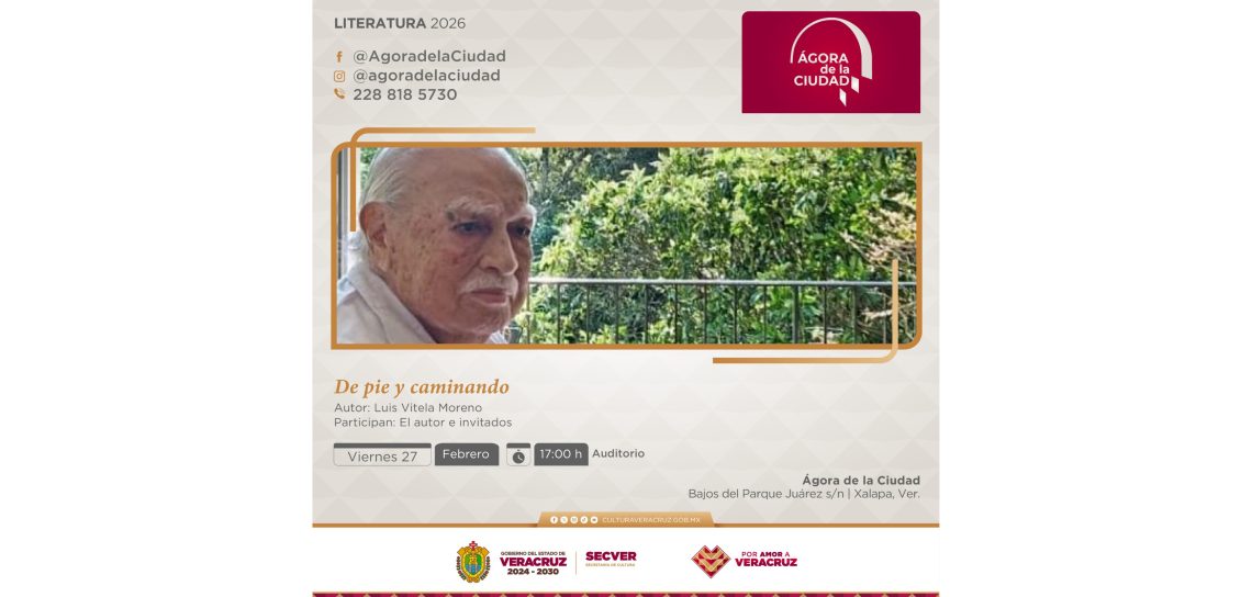 Luis Vitela Presenta su Obra De Pie y Caminando