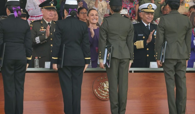 Sheinbaum Rinde Homenaje a las Mujeres de las Fuerzas Armadas