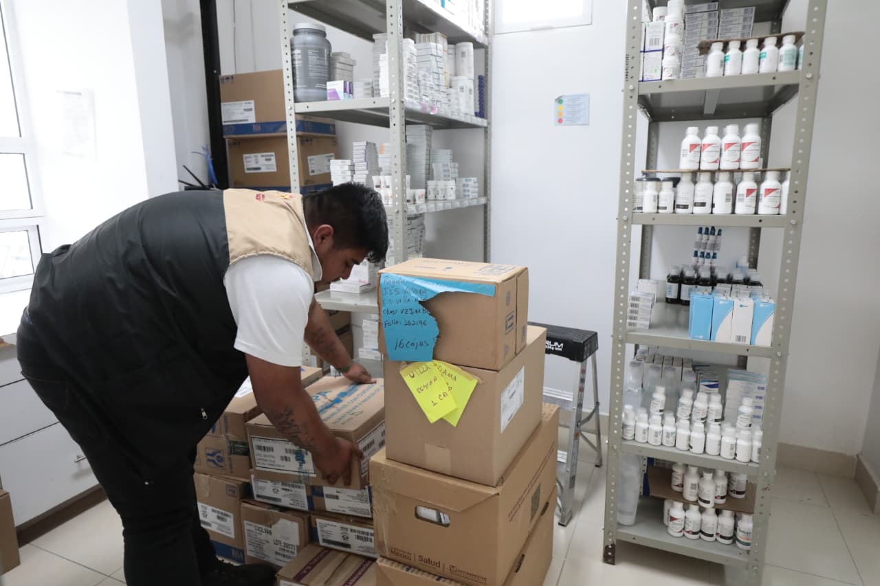 Aseguran Medicamentos en Villa Aldama