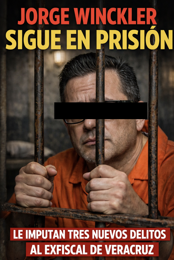 Imputan tres nuevos cargos al exfiscal de Veracruz; Jorge Winckler