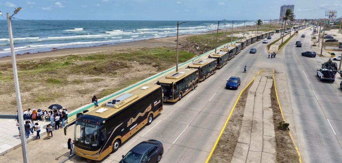 60 Unidades Quetzalli Inician Operaciones en Coatzacoalcos