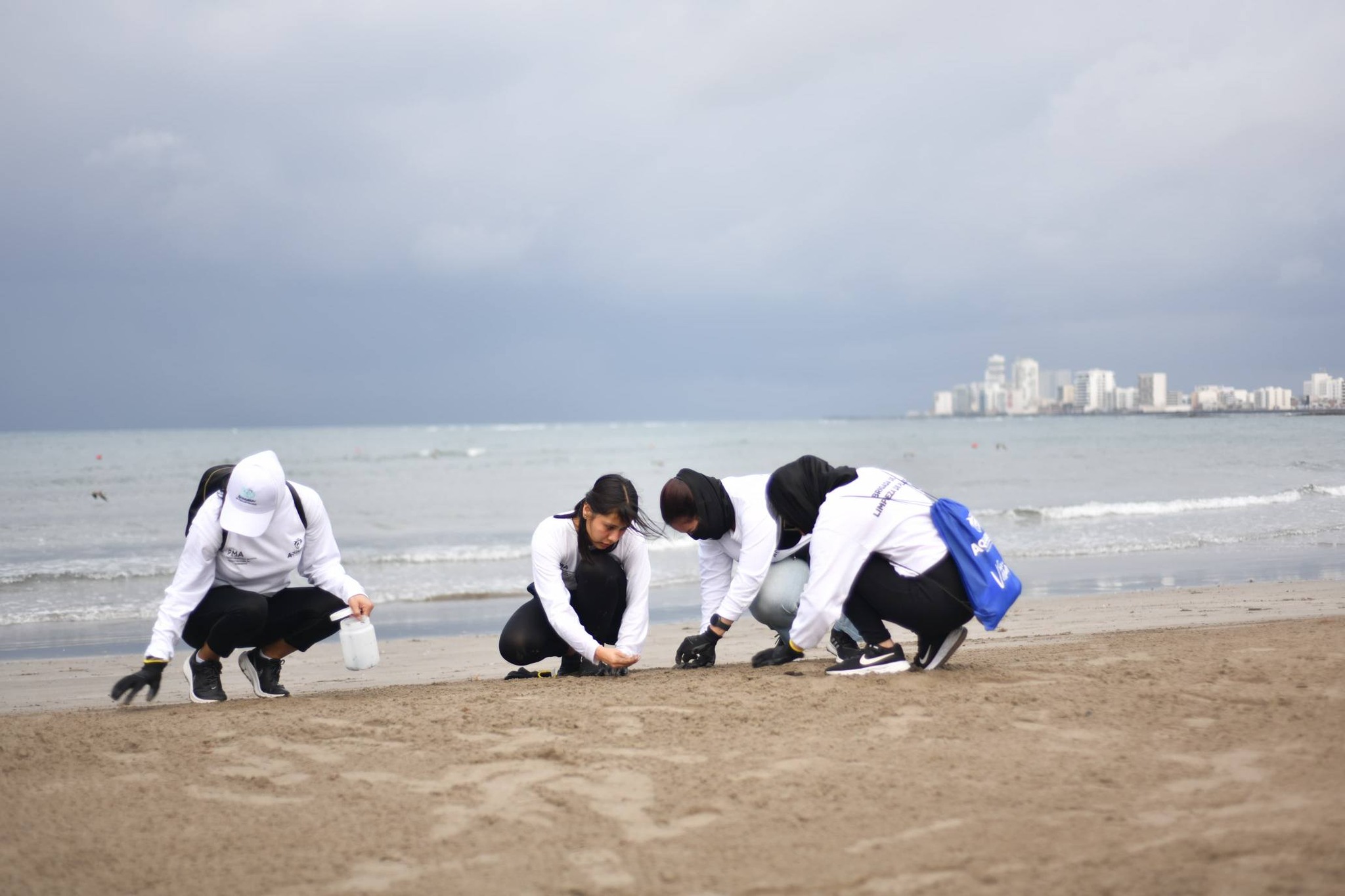 Operativo de Saneamiento en Playas de Veracruz