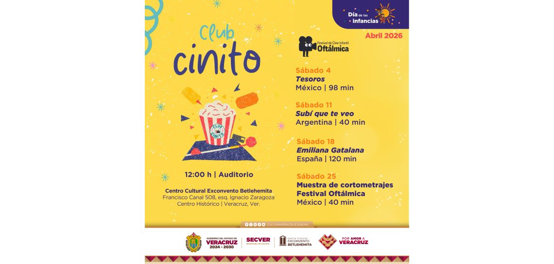 Cine Internacional para Niños en el Exconvento Betlehemita