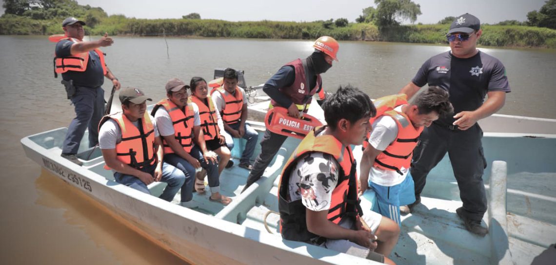 Texistepec Encabeza Simulacro de Evacuación Fluvial