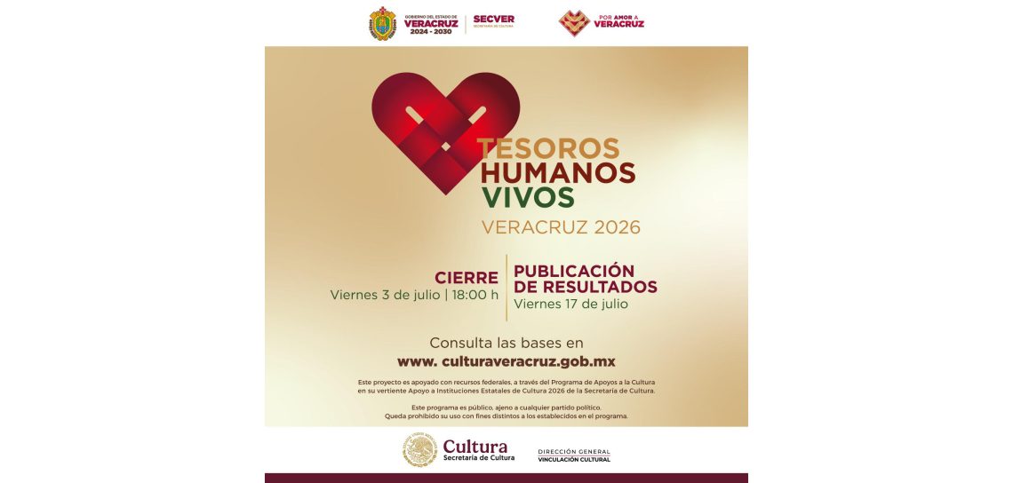 Veracruz Busca a sus Tesoros Humanos Vivos