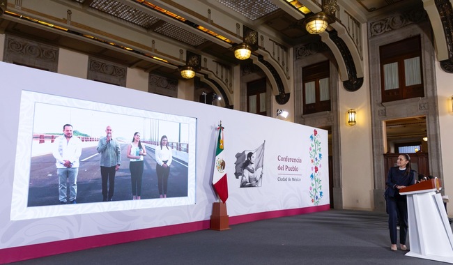 Sheinbaum Inaugura el Paso Superior Ferroviario Arco Sur