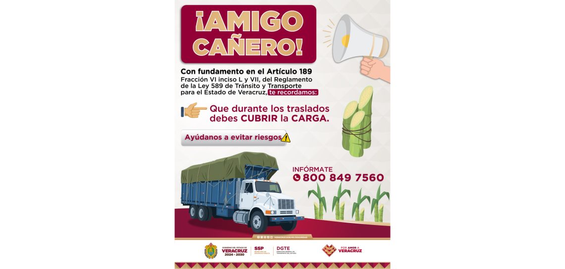 Exigen Lona Protectora a Transportistas de Carga